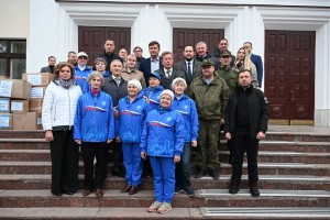 Председатель Счетной палаты Тюменской области Дмитрий Огородников принял участие в отправке очередного гуманитарного груза в зону СВО